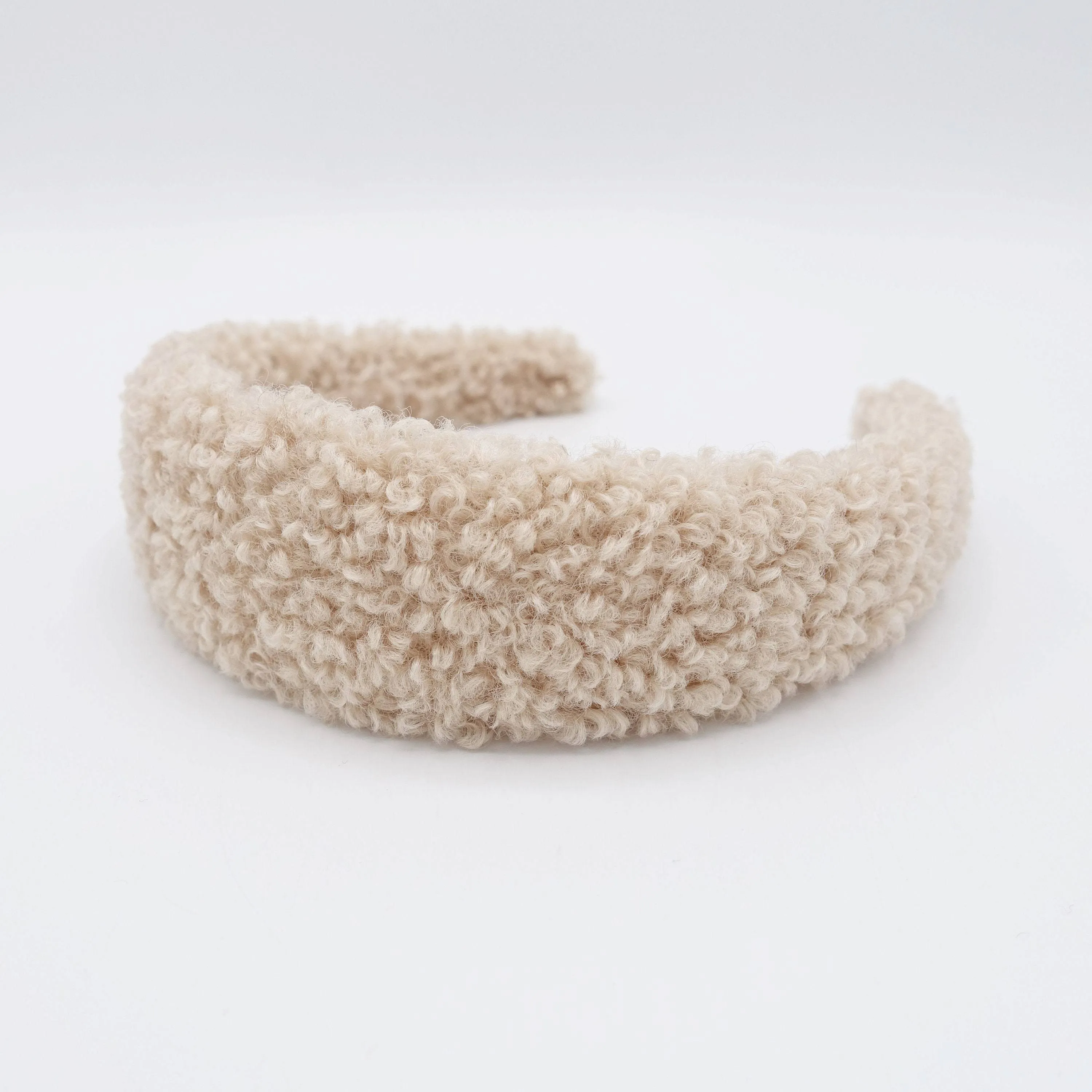 teddy padded headband basic Fall Winter hair accessory for women