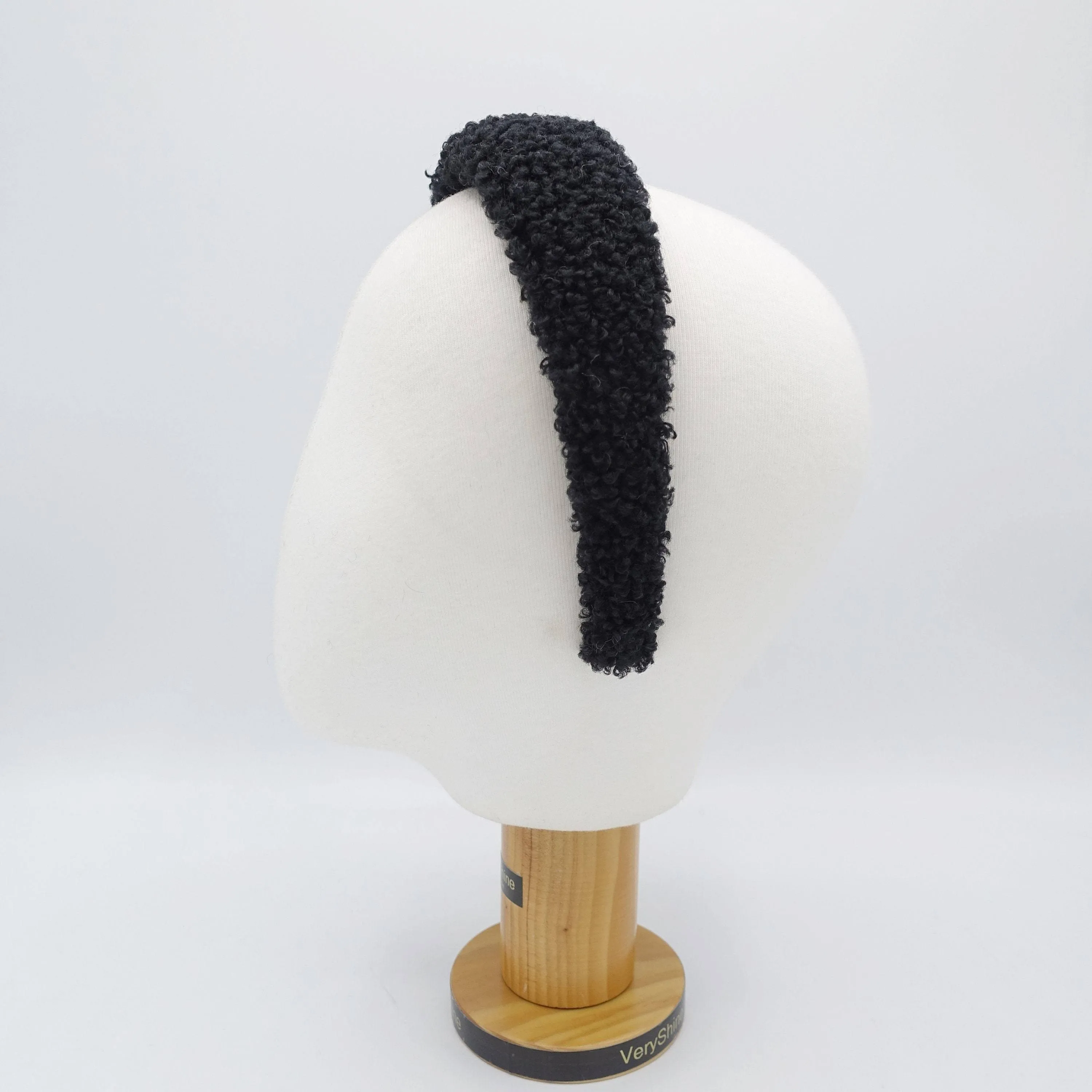 teddy padded headband basic Fall Winter hair accessory for women