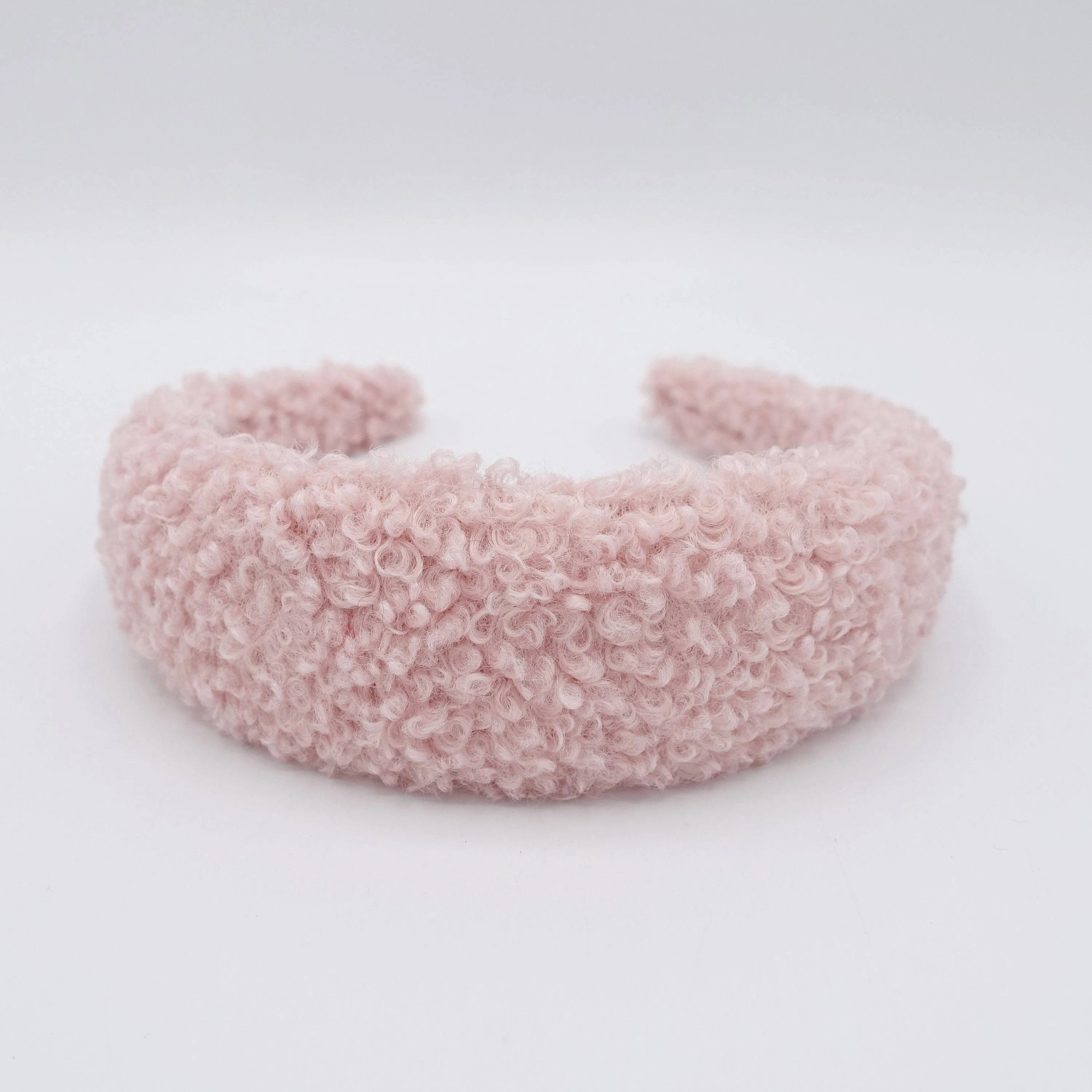 teddy padded headband basic Fall Winter hair accessory for women