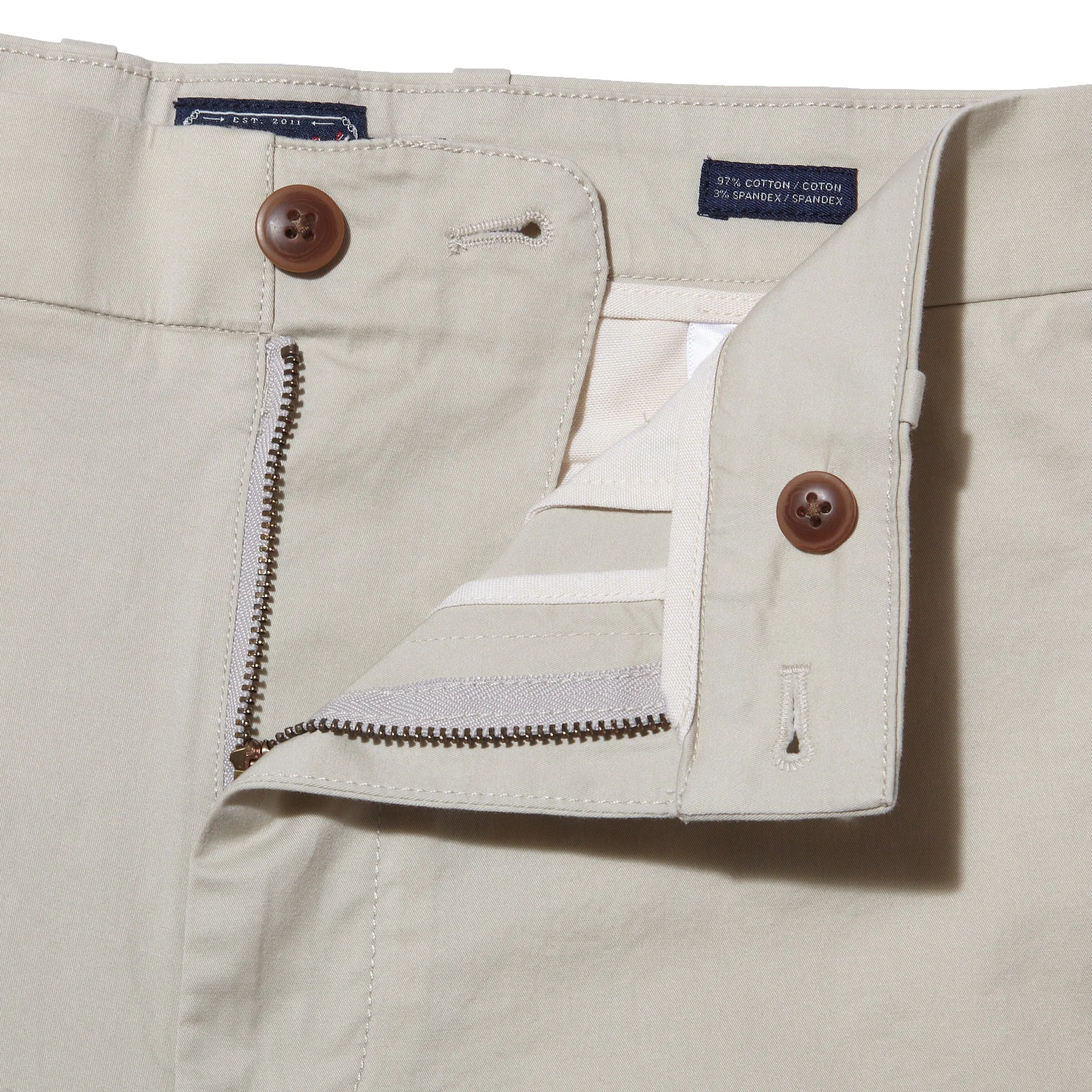 Thompson Flex Stretch Chino (Relaxed Fit)  - Birch