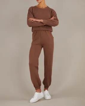 Titan Knit Jogger - Cocoa