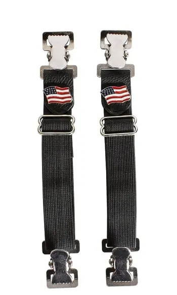 USA Flag Pants Boot Clips