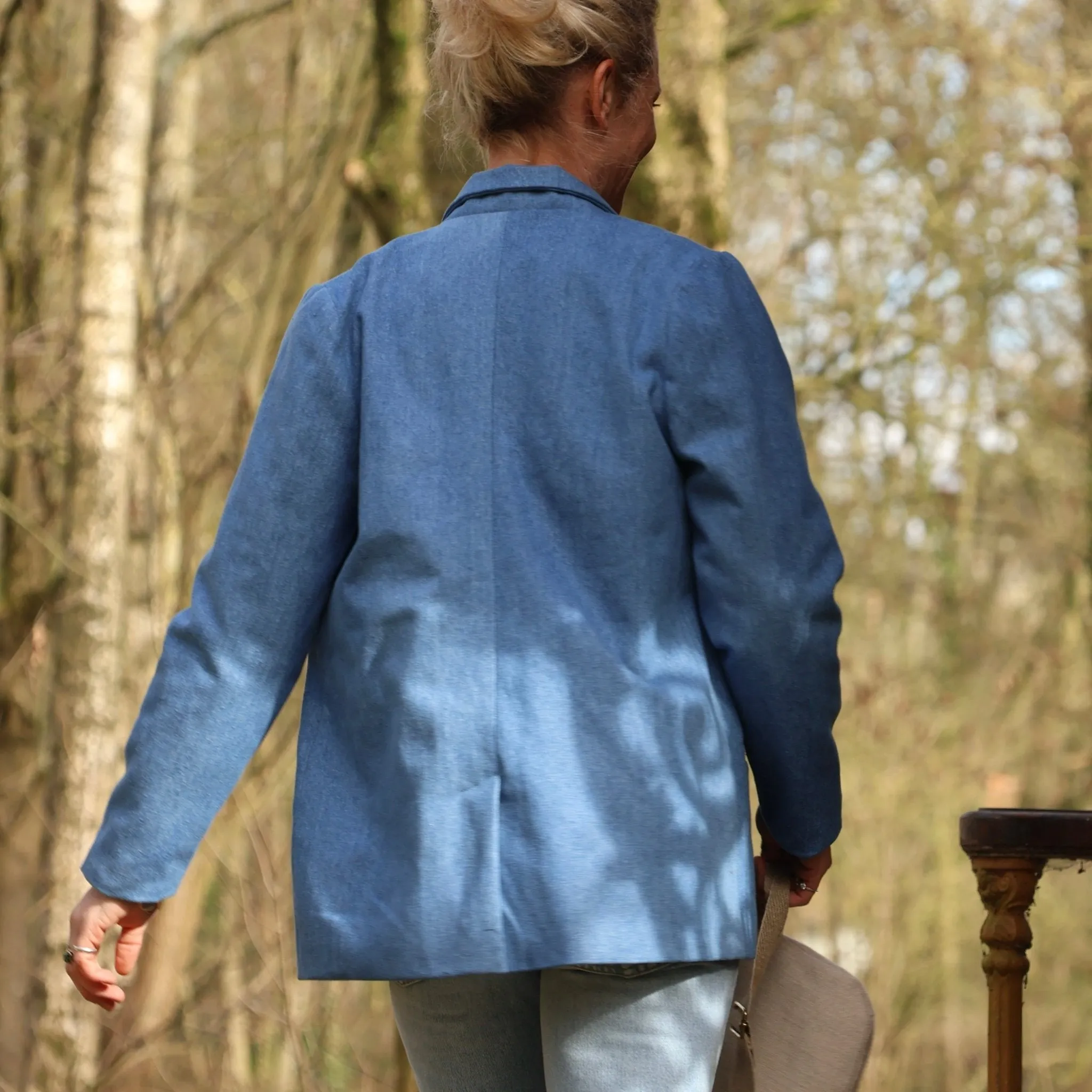 Veste Fanny en jean bleu