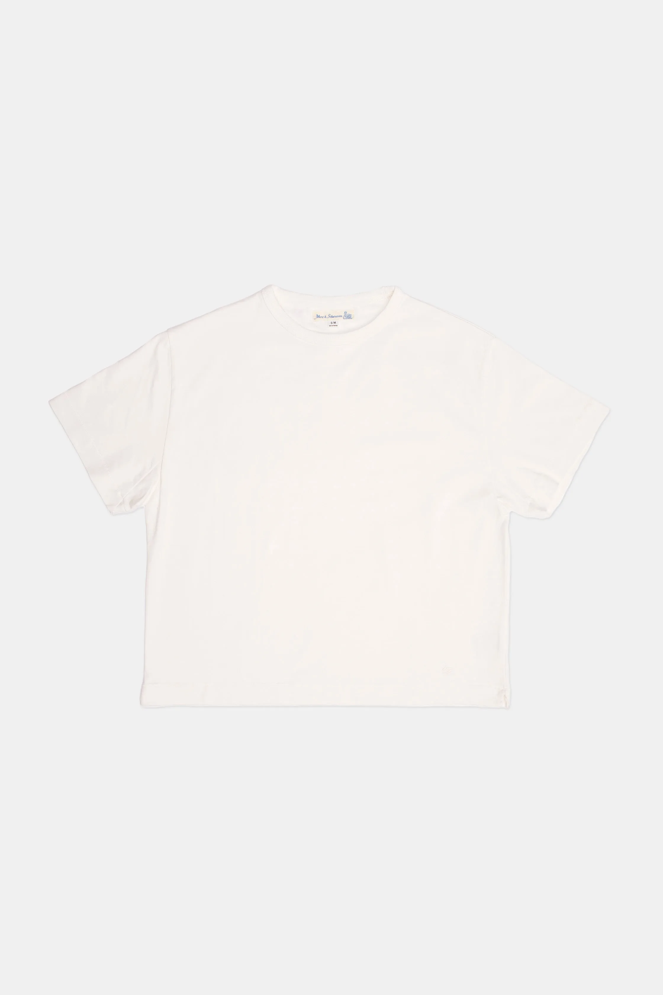 WGHP01.01 | Womens Boxy Cropped Fit T-Shirt / White