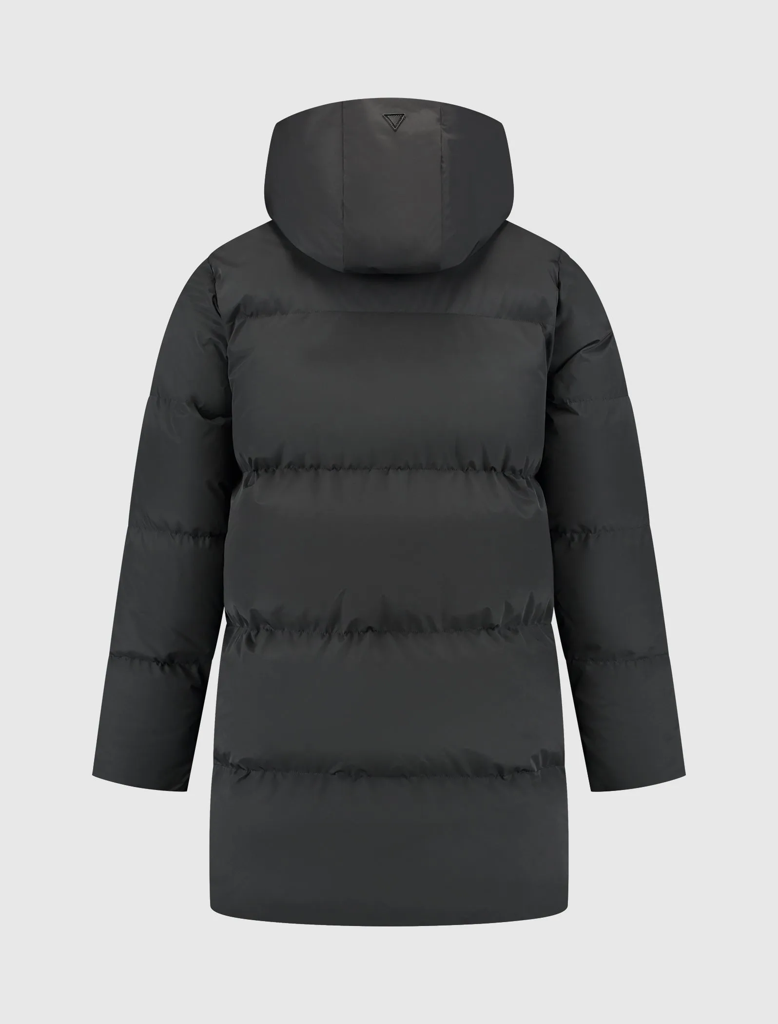 Woven Twill Parka | Black