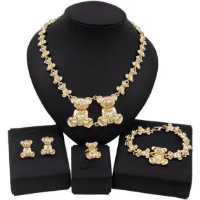 XO Teddy Jewelry Set