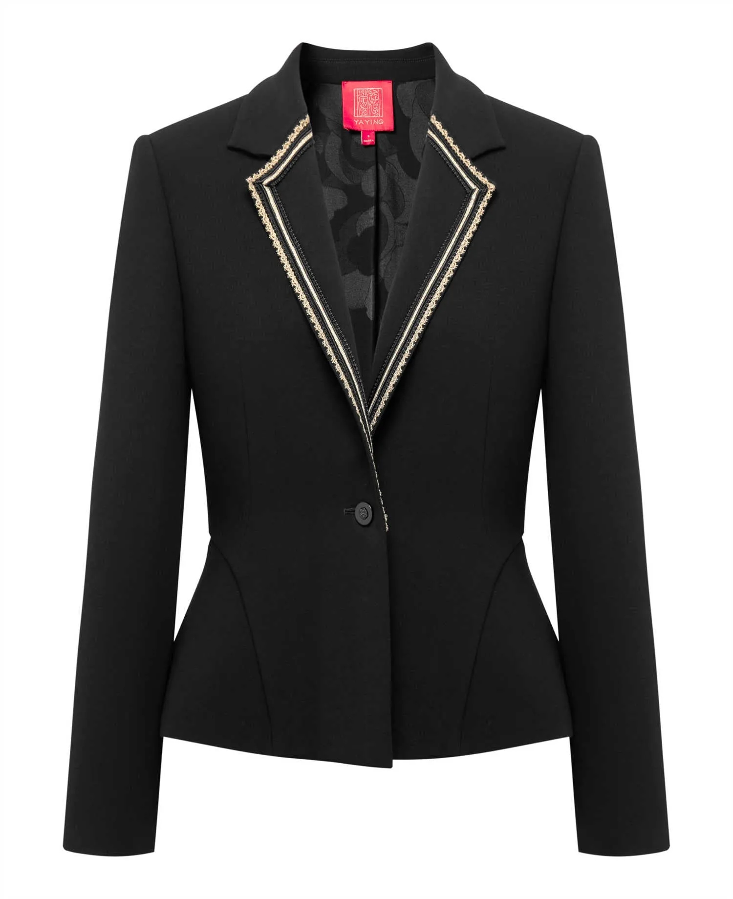 YAYING Triacetate Waist-tailored Suit Jacket